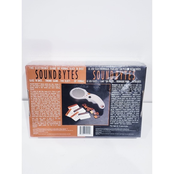 Sound Bytes The Electronic Game Of Verbal Slice 'N Dice - New Sealed - Picture 2 of 6